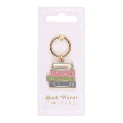 Book Worm Keyring - Magical Emporium 