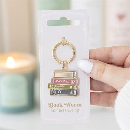 Book Worm Keyring - Magical Emporium 