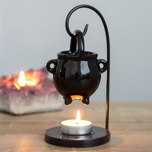 Hanging Cauldron Oil Burner - Magical Emporium 