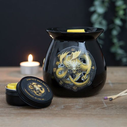 Imbolc Wax Melt Burner Gift Set by Anne Stokes - Magical Emporium 
