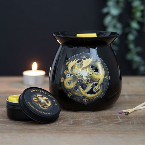 Imbolc Wax Melt Burner Gift Set by Anne Stokes - Magical Emporium 