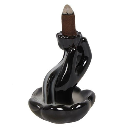 Hand & Lotus Flower Backflow Incense Burner - Magical Emporium 