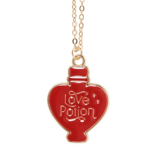 Love Potion Enamel Necklace Card - Magical Emporium 