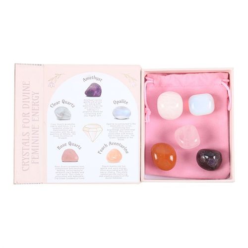 Set of 5 Crystals for Divine Feminine Energy - Magical Emporium 