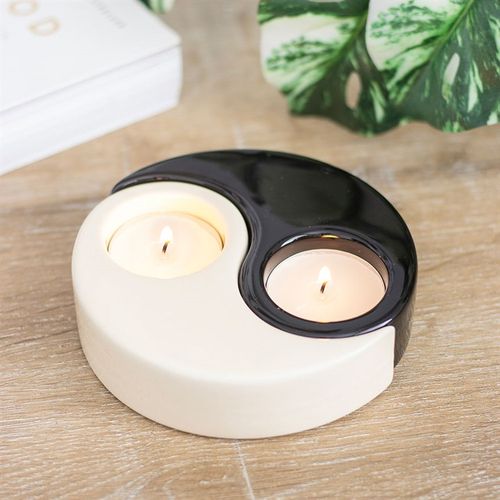 Yin Yang Tealight Candle Holder - Magical Emporium 