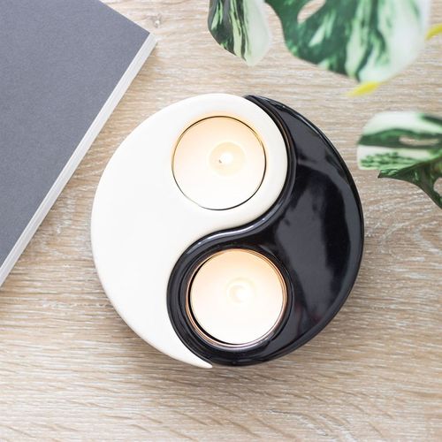 Yin Yang Tealight Candle Holder - Magical Emporium 
