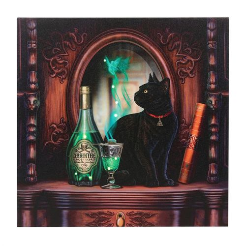 Absinthe Light Up Canvas Plaque by Lisa Parker - Magical Emporium 