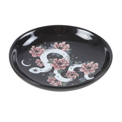 Floral Snake Trinket Dish - Magical Emporium 