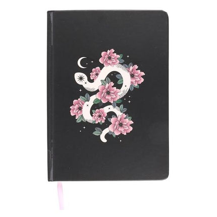 Floral Snake A5 Notebook - Magical Emporium 