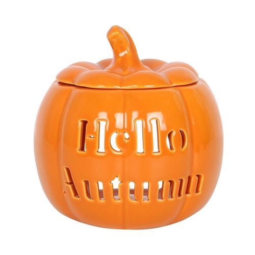Hello Autumn Pumpkin Oil Burner - Magical Emporium 