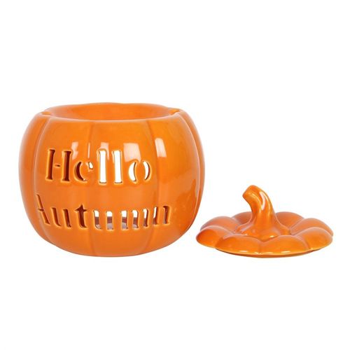 Hello Autumn Pumpkin Oil Burner - Magical Emporium 