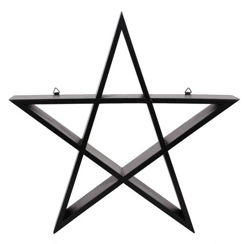 Pentagram Wall Shelf - Magical Emporium 
