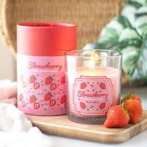 Strawberry Scented Candle - Magical Emporium 
