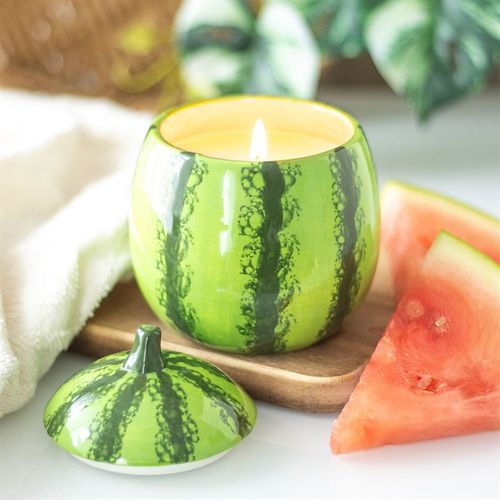 Watermelon Shaped Candle Jar - Magical Emporium 