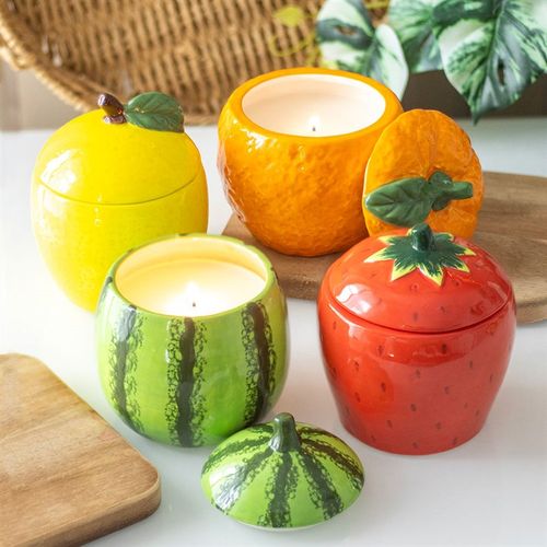 Lemon Shaped Candle Jar - Magical Emporium 