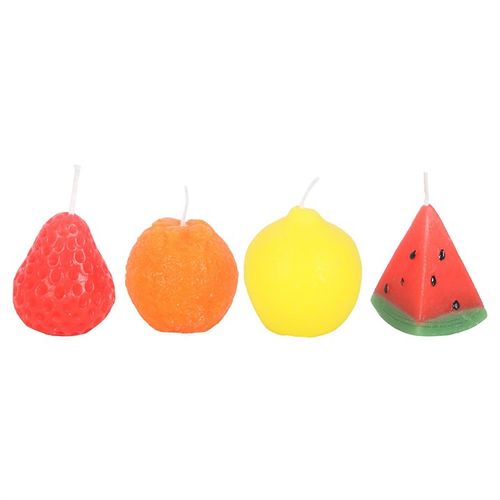 Set of 4 Fruit Shaped Candles - Magical Emporium 
