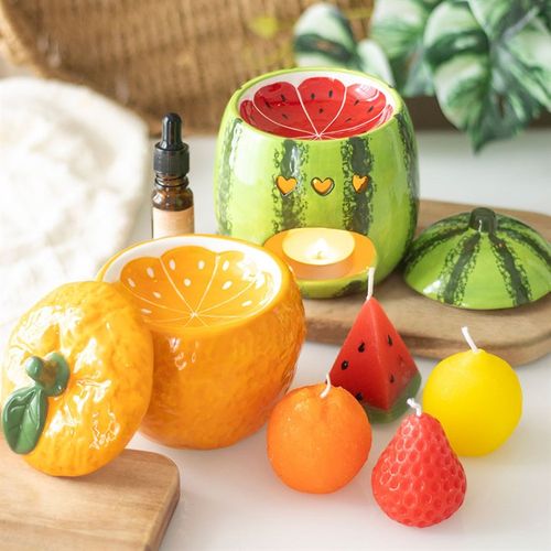 Set of 4 Fruit Shaped Candles - Magical Emporium 
