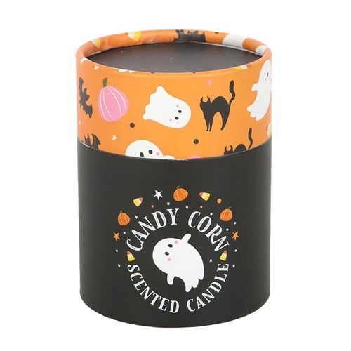 Sweet and Spooky Candy Corn Candle - Magical Emporium 