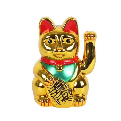 6 Inch Gold Money Cat - Magical Emporium 