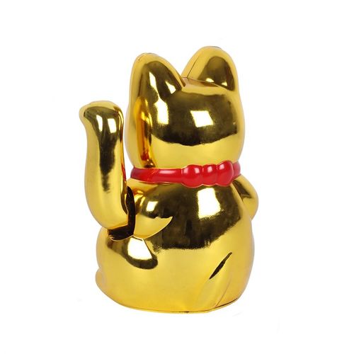 6 Inch Gold Money Cat - Magical Emporium 