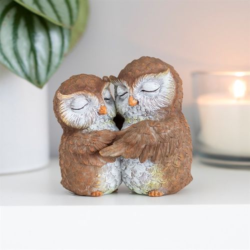Birds of a Feather Owl Couple Ornament - Magical Emporium 