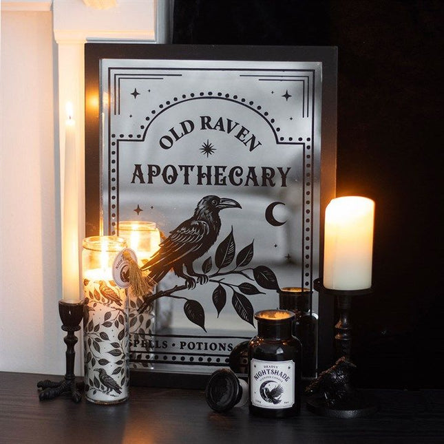 Mystic Raven Deadly Nightshade Tube Candle - Magical Emporium 