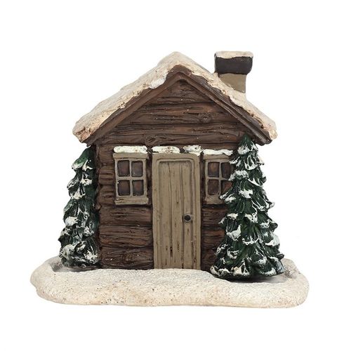 Log Cabin Incense Cone Burner Incense Holder