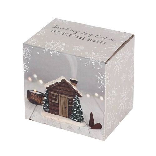 Log Cabin Incense Cone Burner Incense Holder