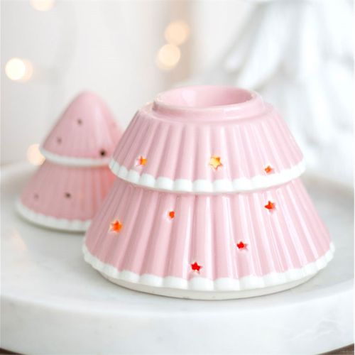 Pink Christmas Tree Oil Burner Oil Burner