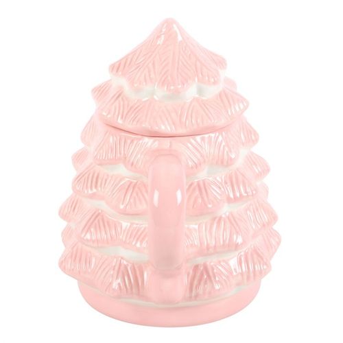 Pink Christmas Tree Shaped Mug Mug
