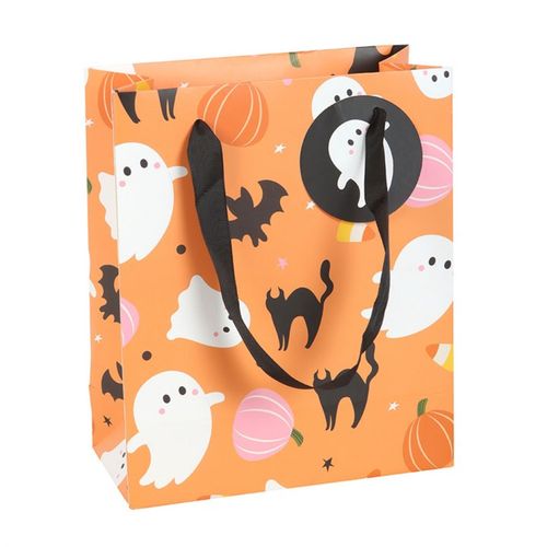 23cm Sweet and Spooky Ghost Print Gift Bag Gift bag