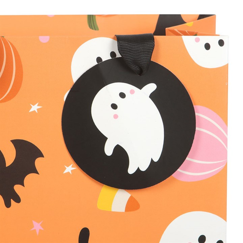 23cm Sweet and Spooky Ghost Print Gift Bag Gift bag