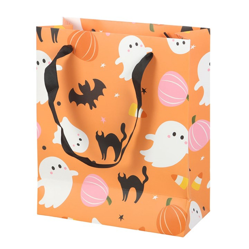 23cm Sweet and Spooky Ghost Print Gift Bag Gift bag