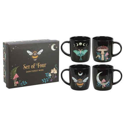 Set of 4 Dark Forest Mugs - Magical Emporium 