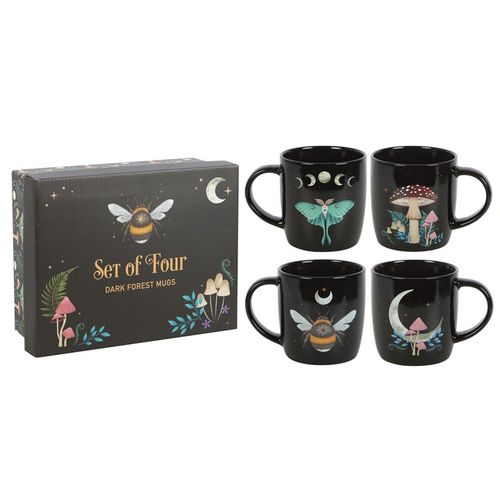 Set of 4 Dark Forest Mugs - Magical Emporium 