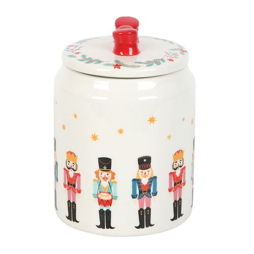 Nutcracker Storage Jar with Bow Jar