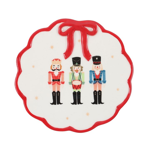 Nutcracker Trinket Dish with Bow Trinket Dish