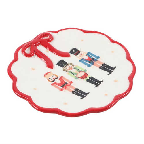 Nutcracker Trinket Dish with Bow Trinket Dish