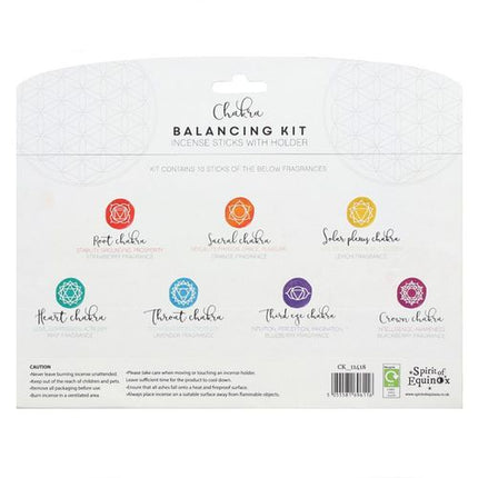 Chakra Incense Balancing Kit Incense Sticks