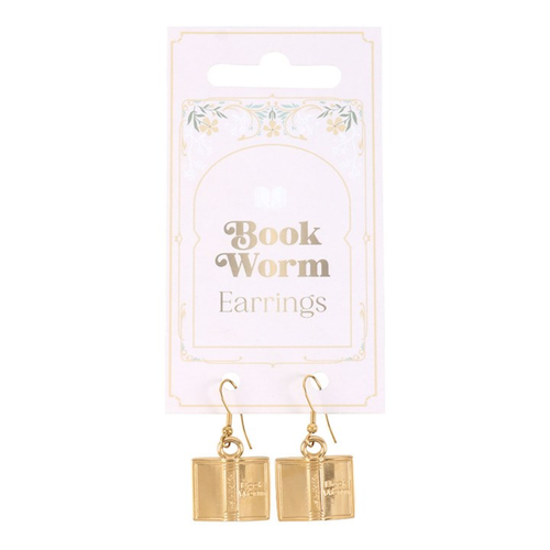 Book Worm Earrings Earrings