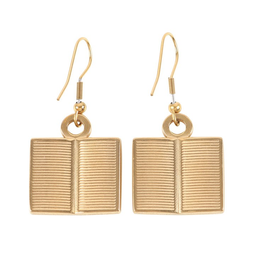 Book Worm Earrings Earrings