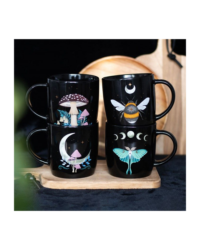 Set of 4 Dark Forest Mugs - Magical Emporium 