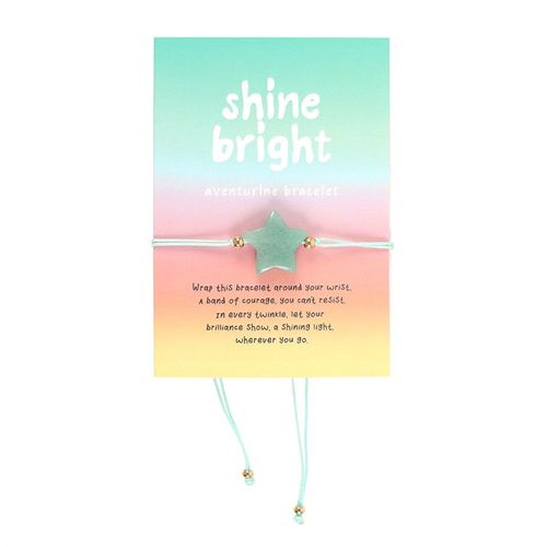 Shine Bright Aventurine Crystal Star Bracelet Bracelet