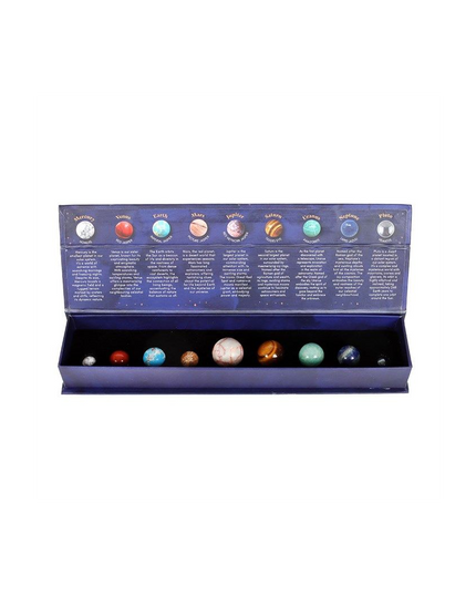 Solar System Gemstone Crystal Sphere Set - Magical Emporium 