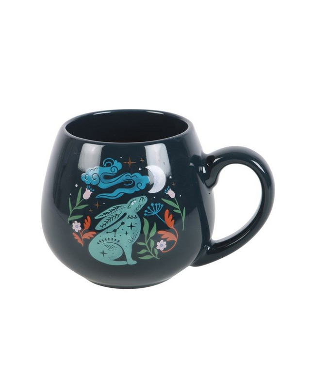 Midnight Hare Rounded Mug
