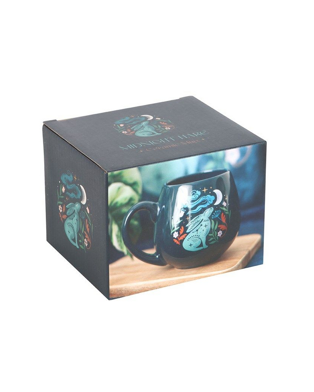 Midnight Hare Rounded Mug