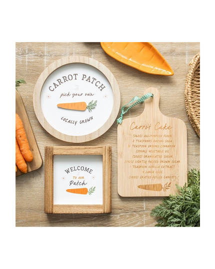 Carrot Cake Recipe Bamboo Serving Board