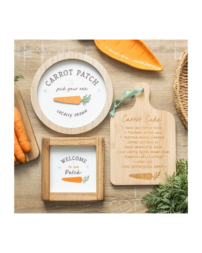 Carrot Cake Recipe Bamboo Serving Board