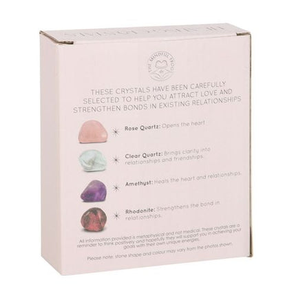 Love Healing Crystal Set with Moon Trinket Dish - Magical Emporium 