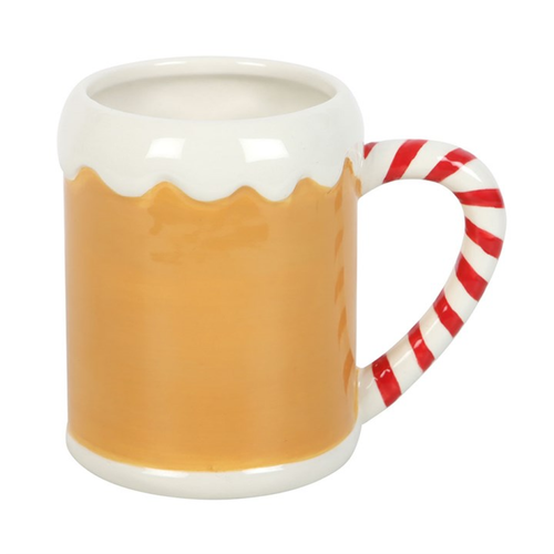 Candy Cane Gingerbread House Mug or Santa Mug